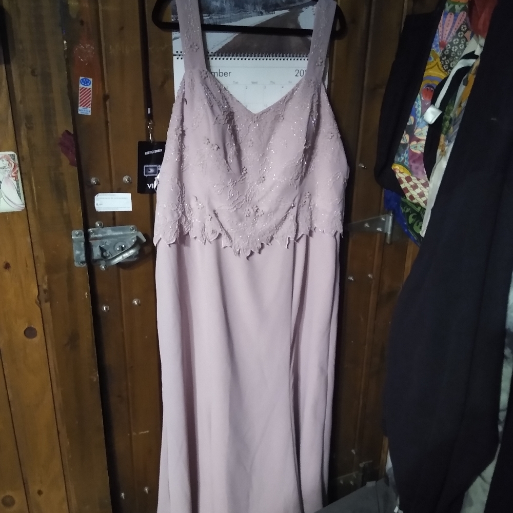 Vintage plus Size Formal Dress